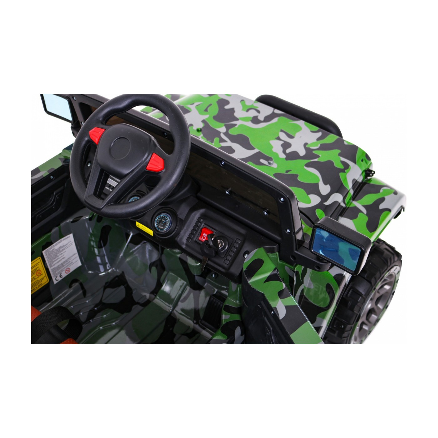 Terénní auto na plný úvazek 4WD Dětský lak Moro + Naped 4x4 + Dálkové ovládání + Audio LED + Úložný box