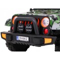 Terénní auto na plný úvazek 4WD Dětský lak Moro + Naped 4x4 + Dálkové ovládání + Audio LED + Úložný box