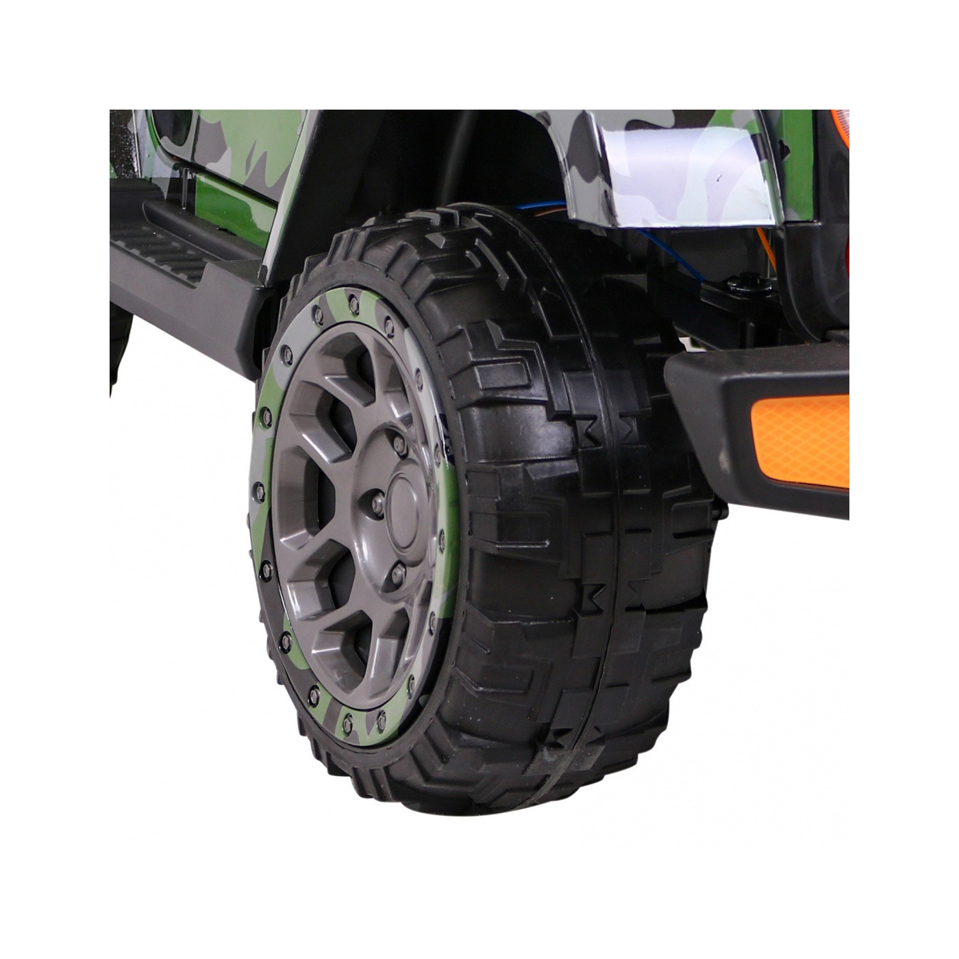 Terénní auto na plný úvazek 4WD Dětský lak Moro + Naped 4x4 + Dálkové ovládání + Audio LED + Úložný box