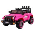 Offroadové vozidlo 4WD na plný úvazek růžové