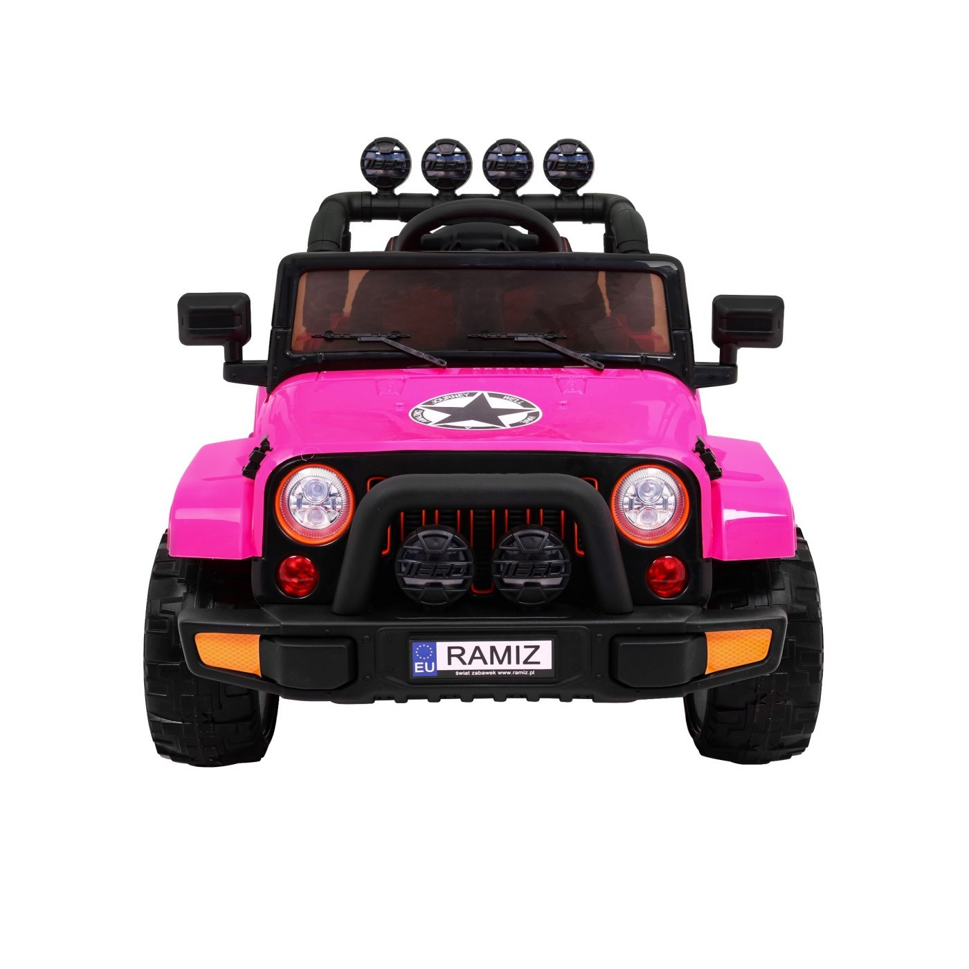 Offroadové vozidlo 4WD na plný úvazek růžové