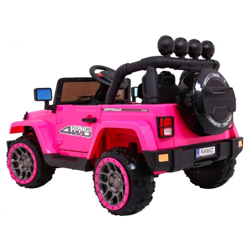 Offroadové vozidlo 4WD na plný úvazek růžové