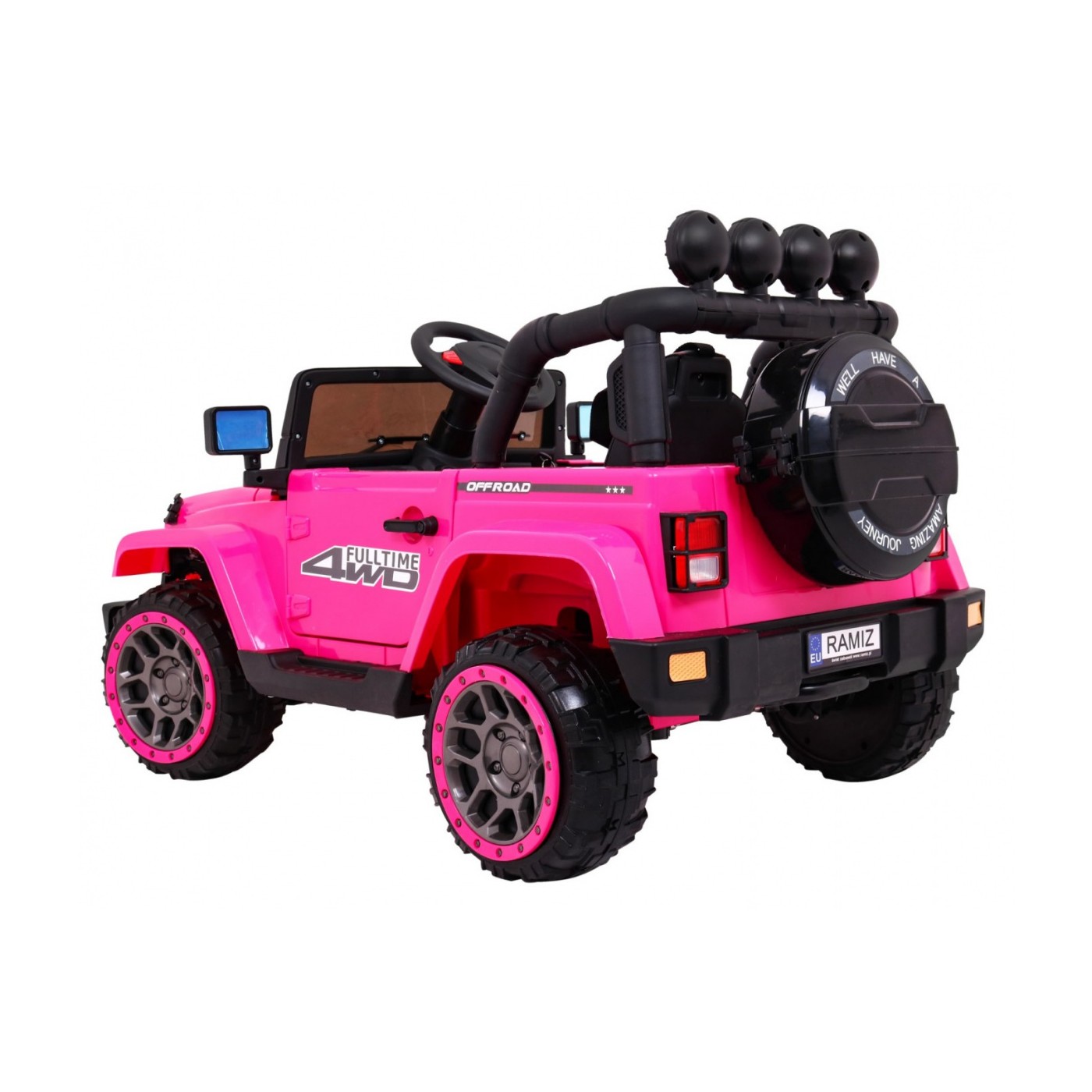 Offroadové vozidlo 4WD na plný úvazek růžové