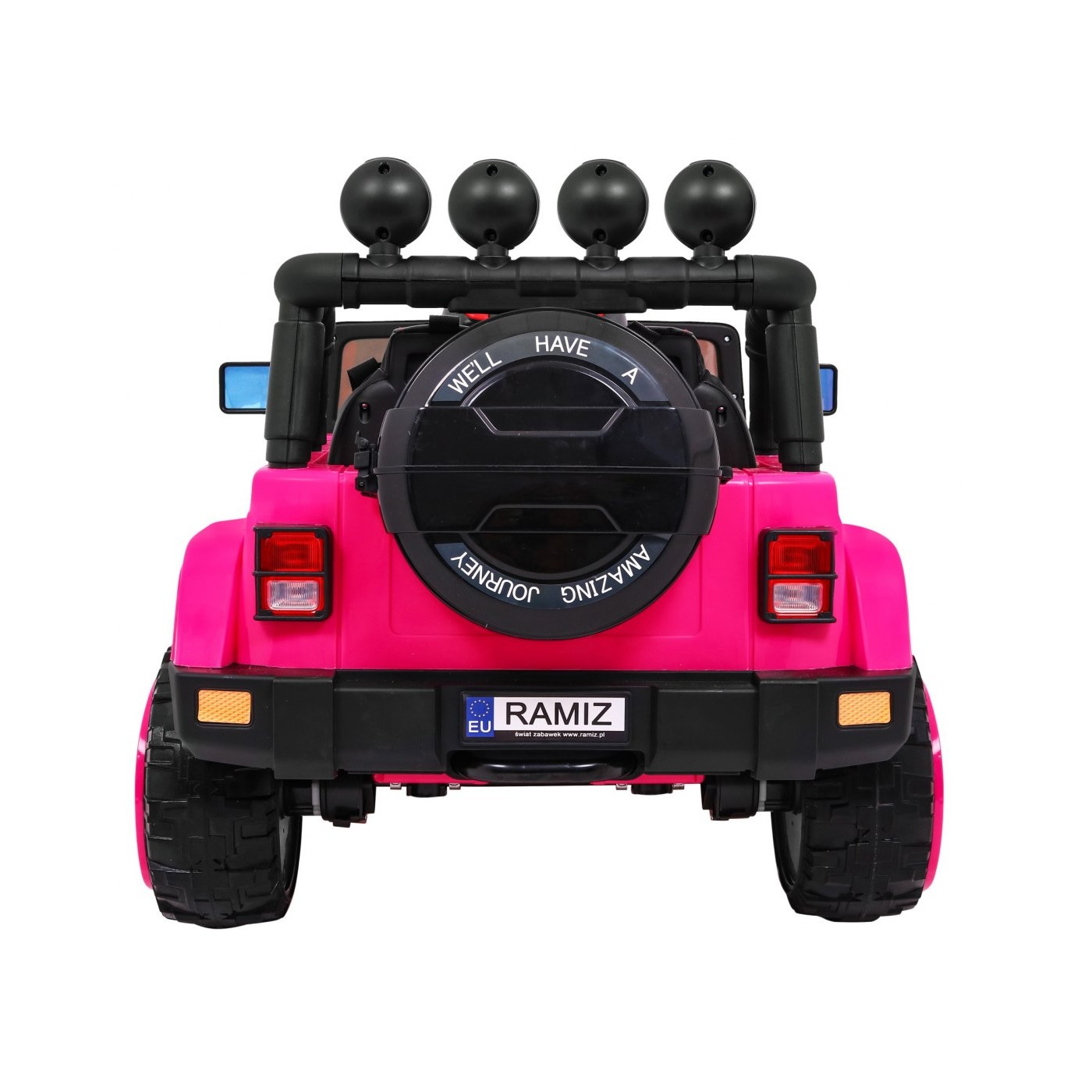 Offroadové vozidlo 4WD na plný úvazek růžové