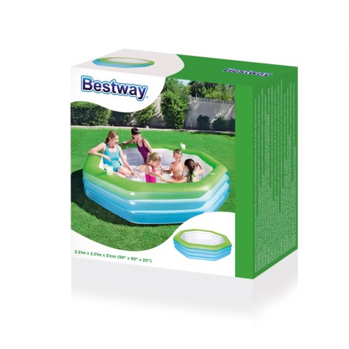 Osmiúhelníkový bazén 251 251 51 cm BESTWAY