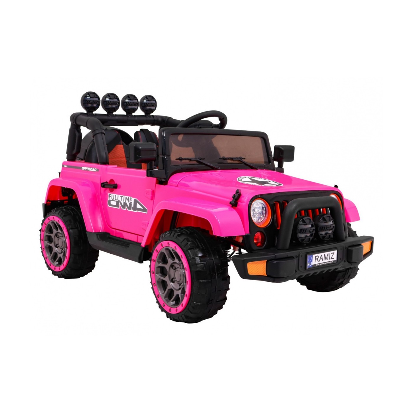 Offroadové vozidlo 4WD na plný úvazek růžové