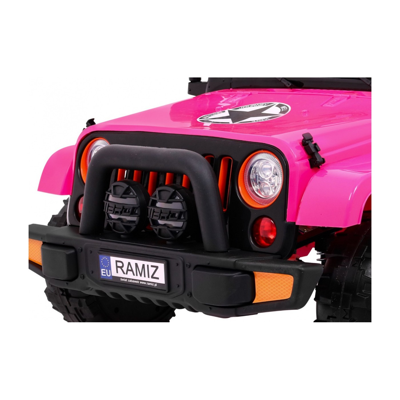 Offroadové vozidlo 4WD na plný úvazek růžové