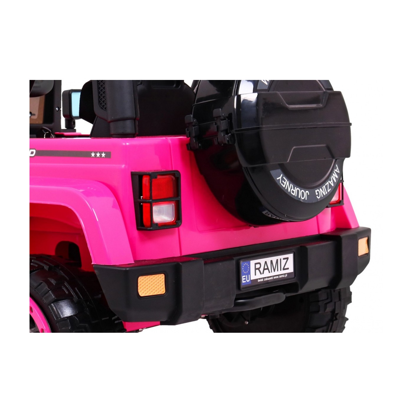 Offroadové vozidlo 4WD na plný úvazek růžové