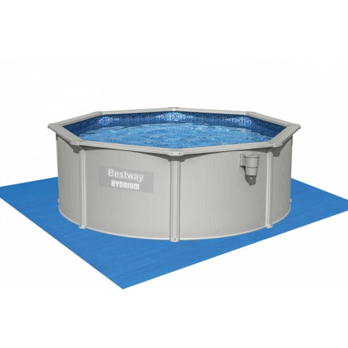 Panelový bazén HYDRIUM 360x120 kulatý 12 stop BESTWAY 8v1 + pískové čerpadlo