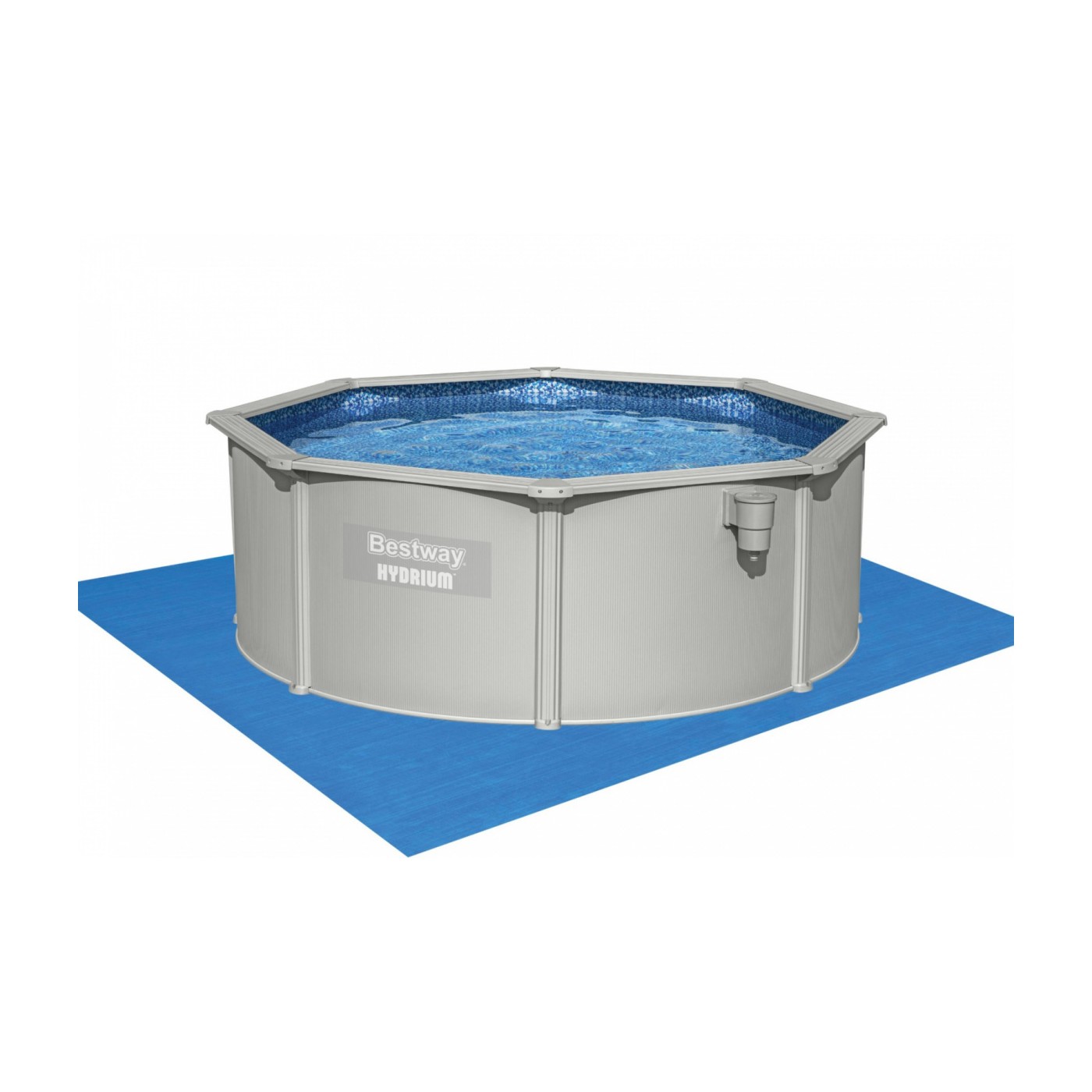 Panelový bazén HYDRIUM 360x120 kulatý 12 stop BESTWAY 8v1 + pískové čerpadlo