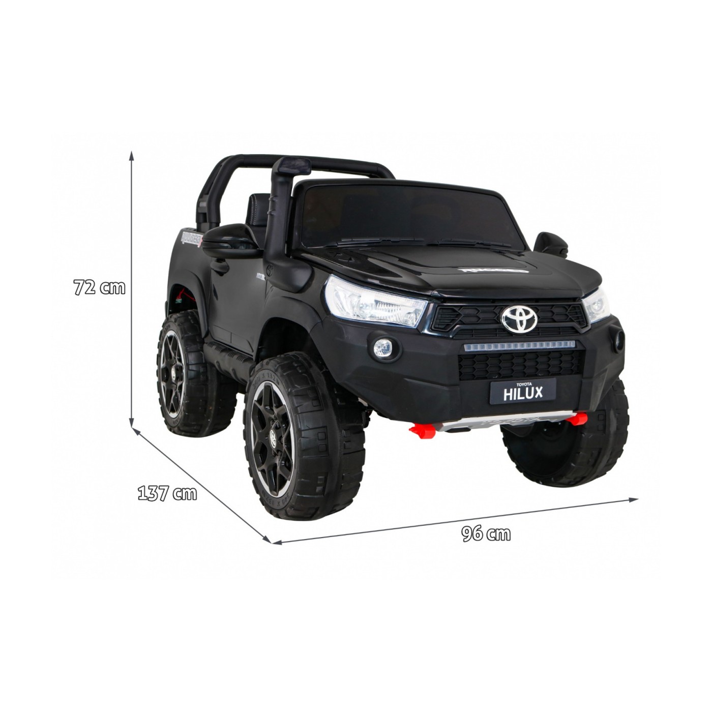 Vozidlo Toyota Hilux černé