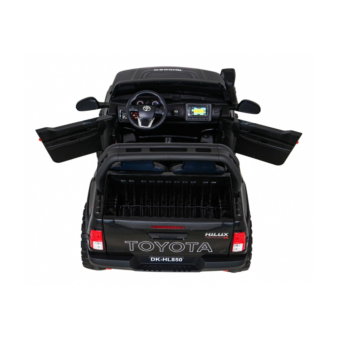 Vozidlo Toyota Hilux černé