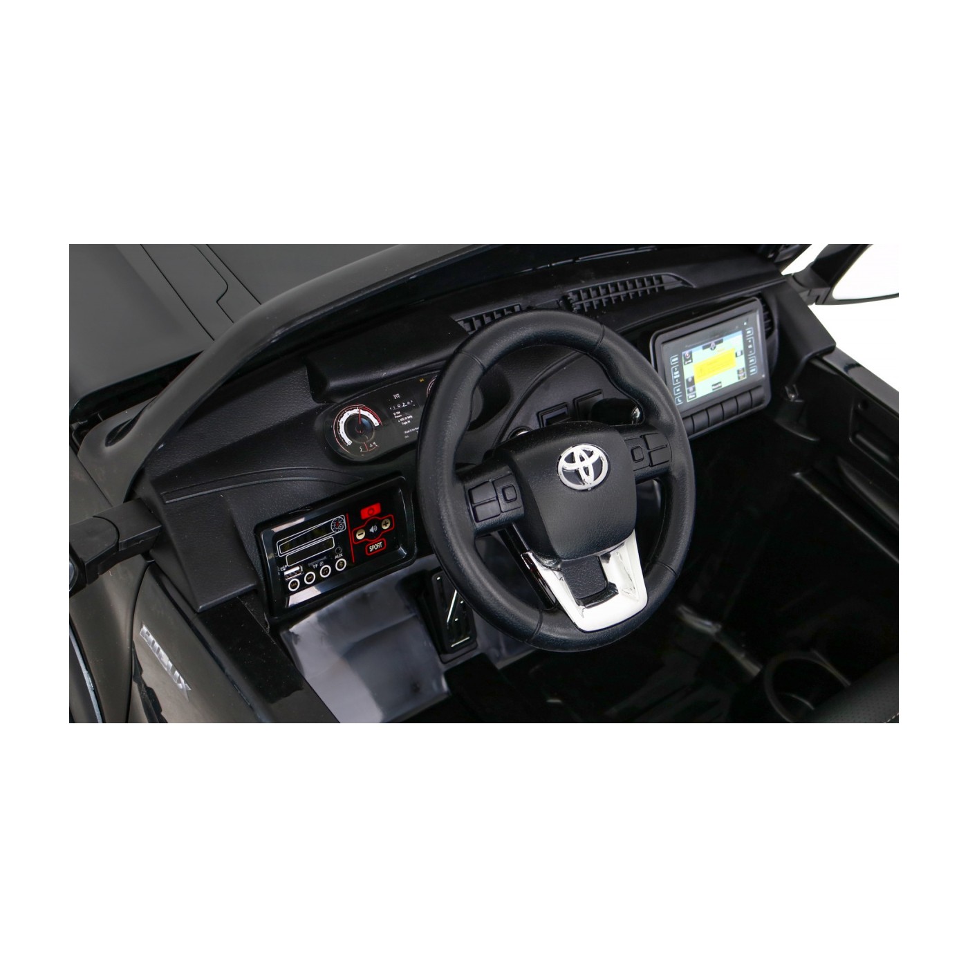 Vozidlo Toyota Hilux černé