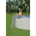 Panelový bazén HYDRIUM 360x120 kulatý 12 stop BESTWAY 8v1 + pískové čerpadlo