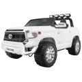 Toyota Tundra XXL dětský bílý dálkový ovladač kufr LED audio EVA pomalý start