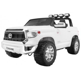 Toyota Tundra XXL dětský bílý dálkový ovladač kufr LED audio EVA pomalý start