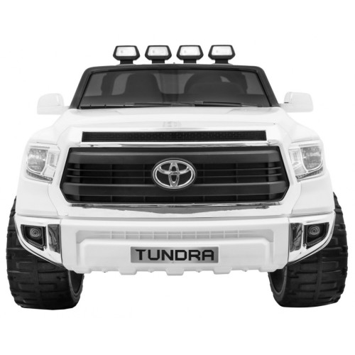 Toyota Tundra XXL dětský bílý dálkový ovladač kufr LED audio EVA pomalý start