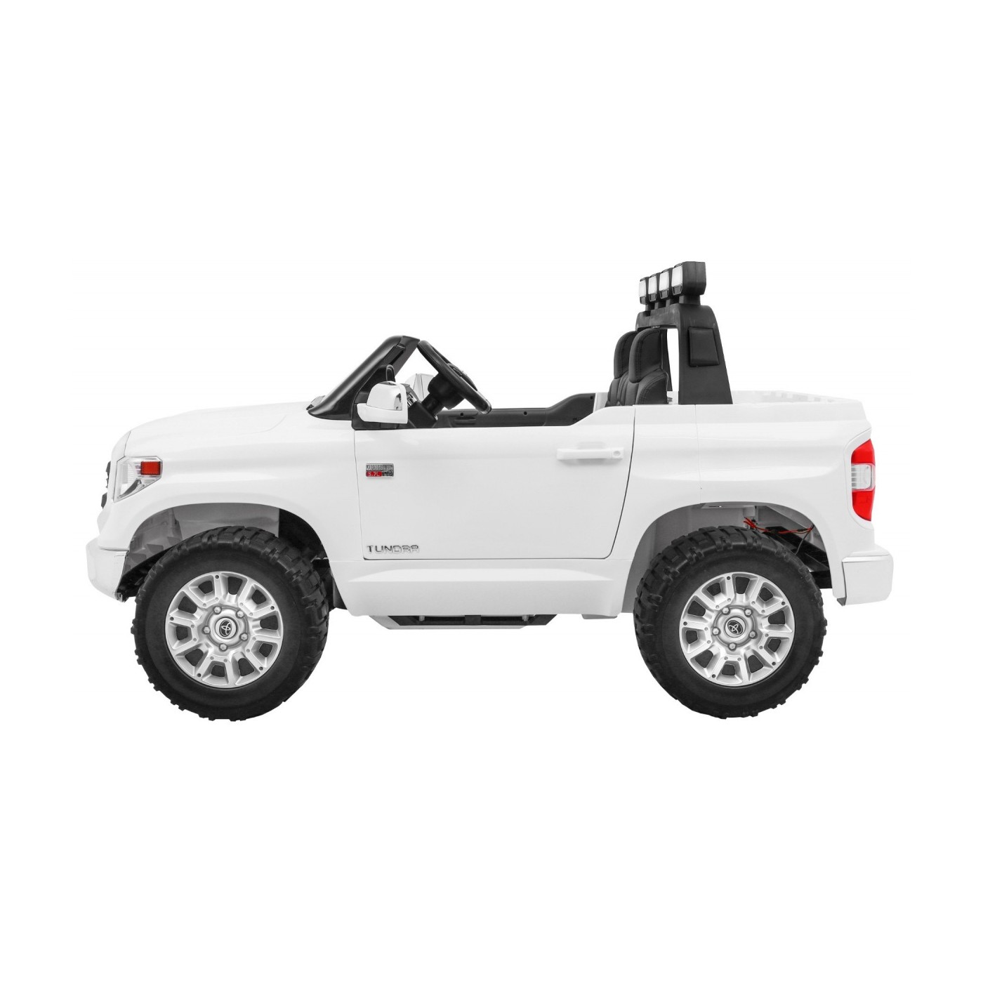 Toyota Tundra XXL dětský bílý dálkový ovladač kufr LED audio EVA pomalý start