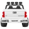 Toyota Tundra XXL dětský bílý dálkový ovladač kufr LED audio EVA pomalý start