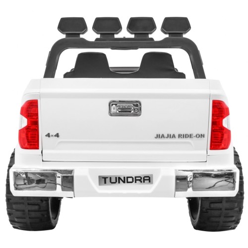 Toyota Tundra XXL dětský bílý dálkový ovladač kufr LED audio EVA pomalý start