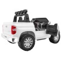 Toyota Tundra XXL dětský bílý dálkový ovladač kufr LED audio EVA pomalý start
