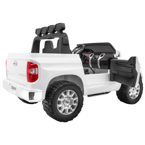 Toyota Tundra XXL dětský bílý dálkový ovladač kufr LED audio EVA pomalý start