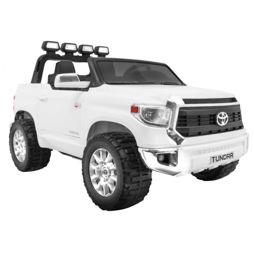 Toyota Tundra XXL dětský bílý dálkový ovladač kufr LED audio EVA pomalý start