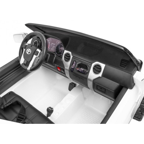 Toyota Tundra XXL dětský bílý dálkový ovladač kufr LED audio EVA pomalý start