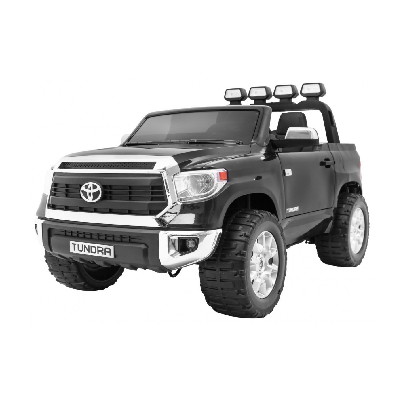 Toyota Tundra XXL Kids černý dálkový ovladač kufr LED audio EVA pomalý start