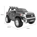 Toyota Tundra XXL Kids černý dálkový ovladač kufr LED audio EVA pomalý start