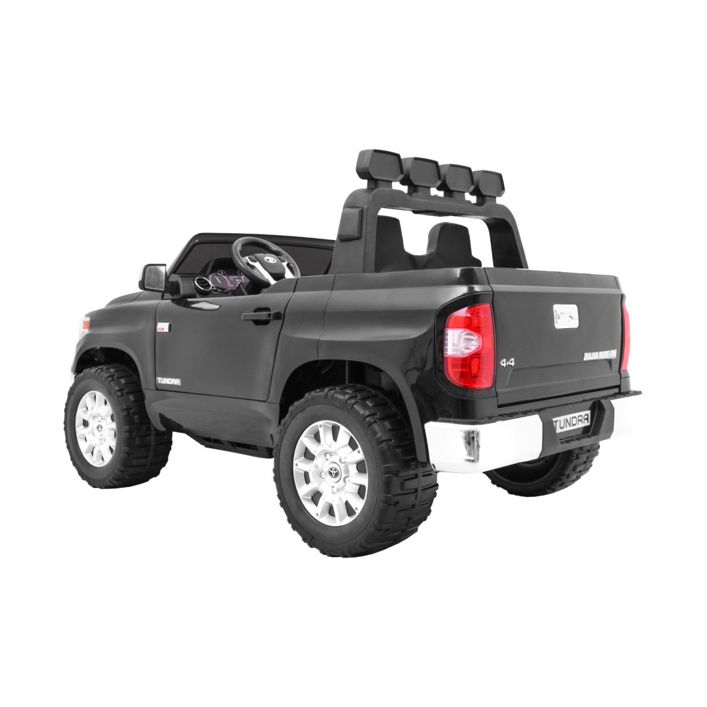 Toyota Tundra XXL Kids černý dálkový ovladač kufr LED audio EVA pomalý start