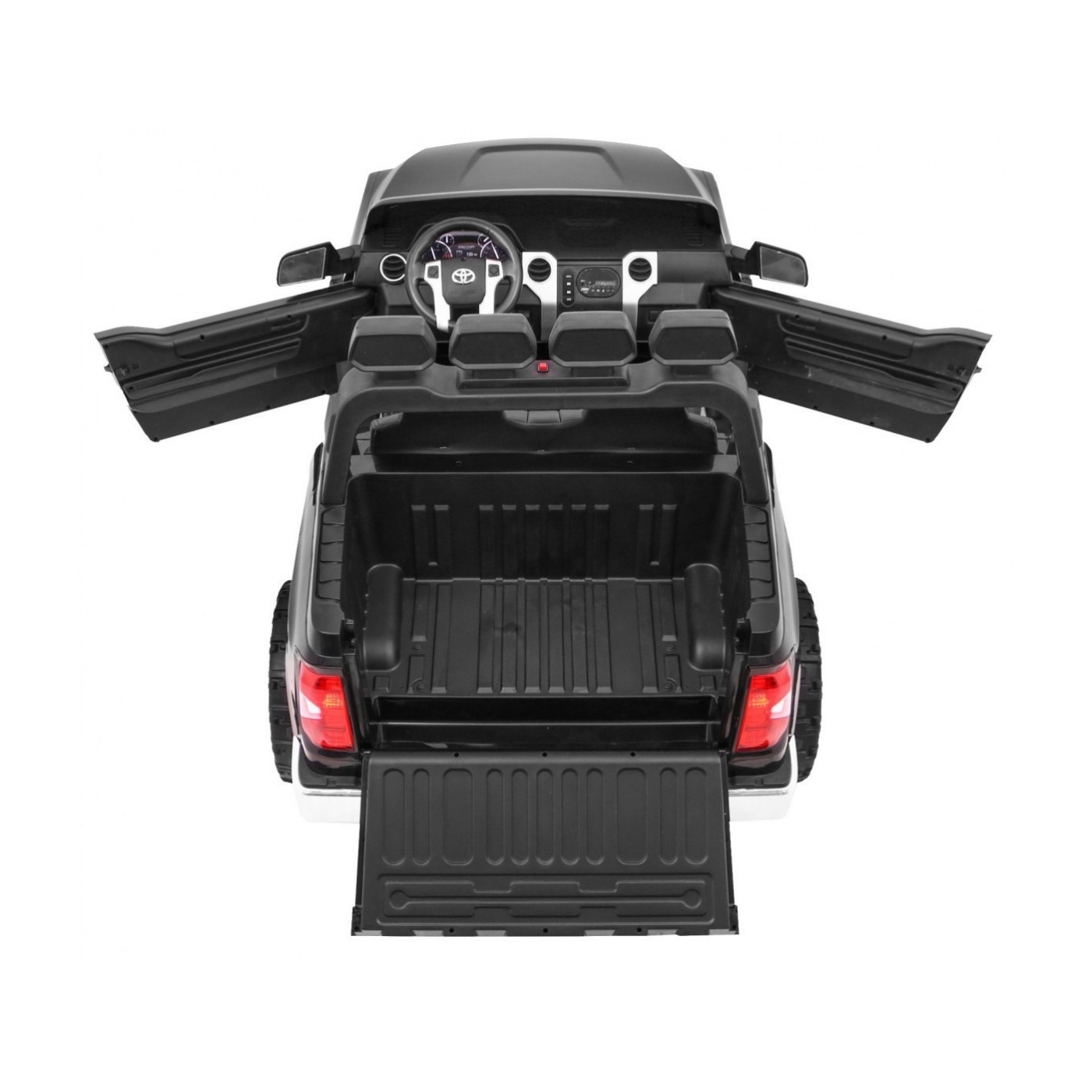 Toyota Tundra XXL Kids černý dálkový ovladač kufr LED audio EVA pomalý start