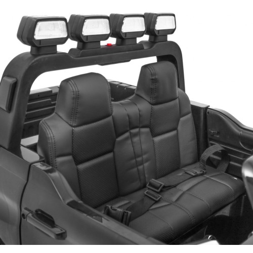 Toyota Tundra XXL Kids černý dálkový ovladač kufr LED audio EVA pomalý start