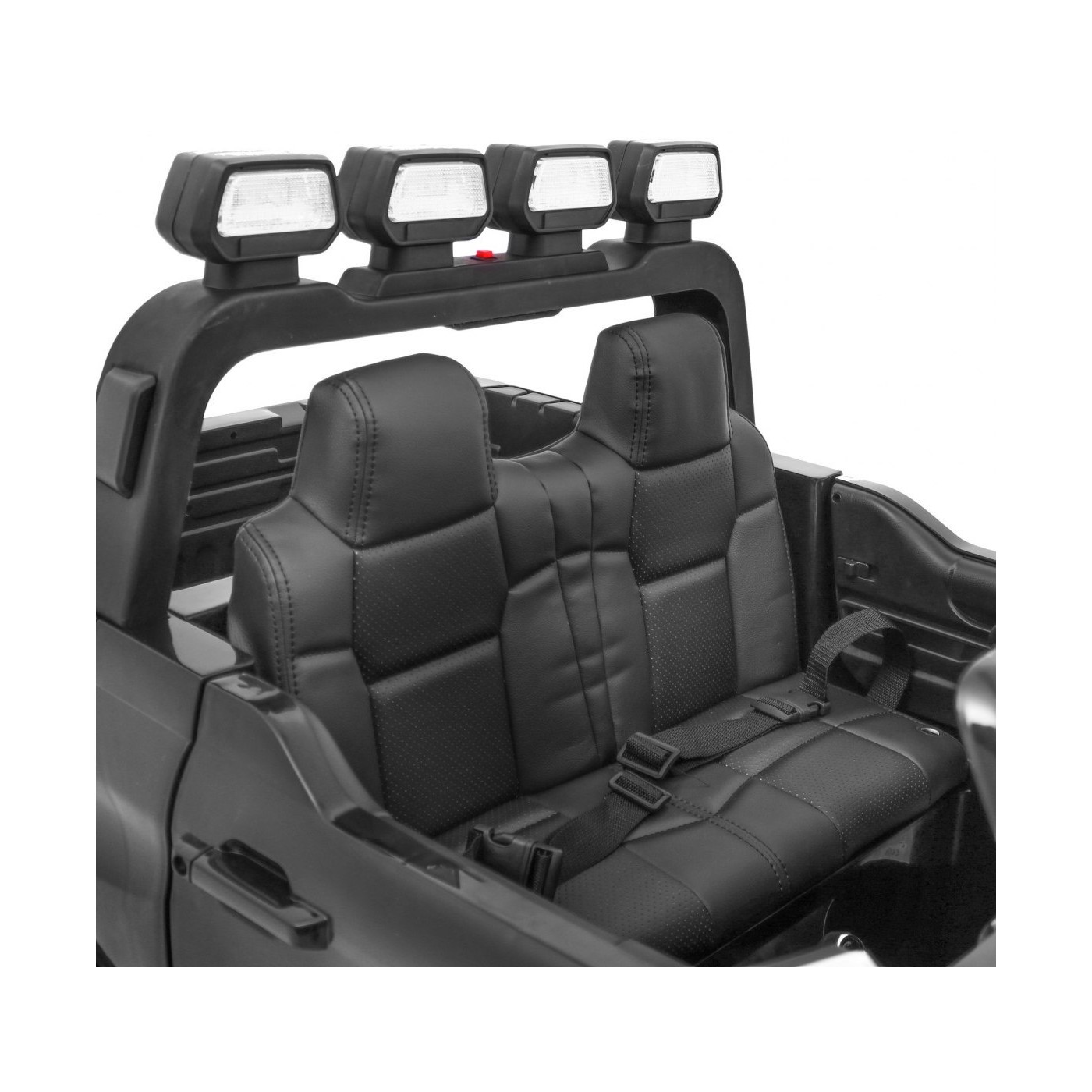 Toyota Tundra XXL Kids černý dálkový ovladač kufr LED audio EVA pomalý start