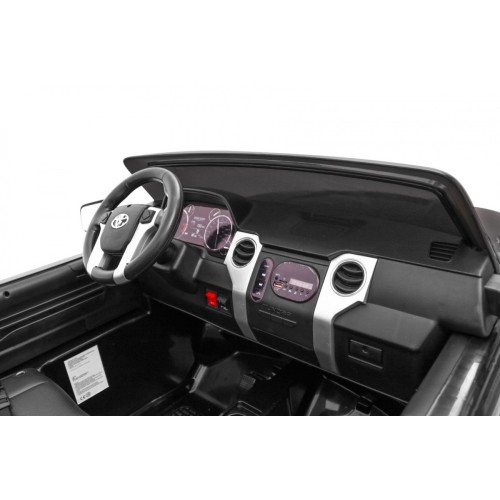 Toyota Tundra XXL Kids černý dálkový ovladač kufr LED audio EVA pomalý start