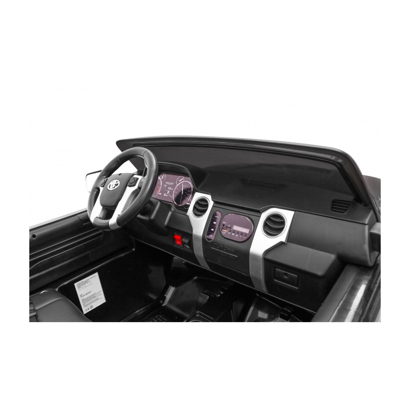 Toyota Tundra XXL Kids černý dálkový ovladač kufr LED audio EVA pomalý start