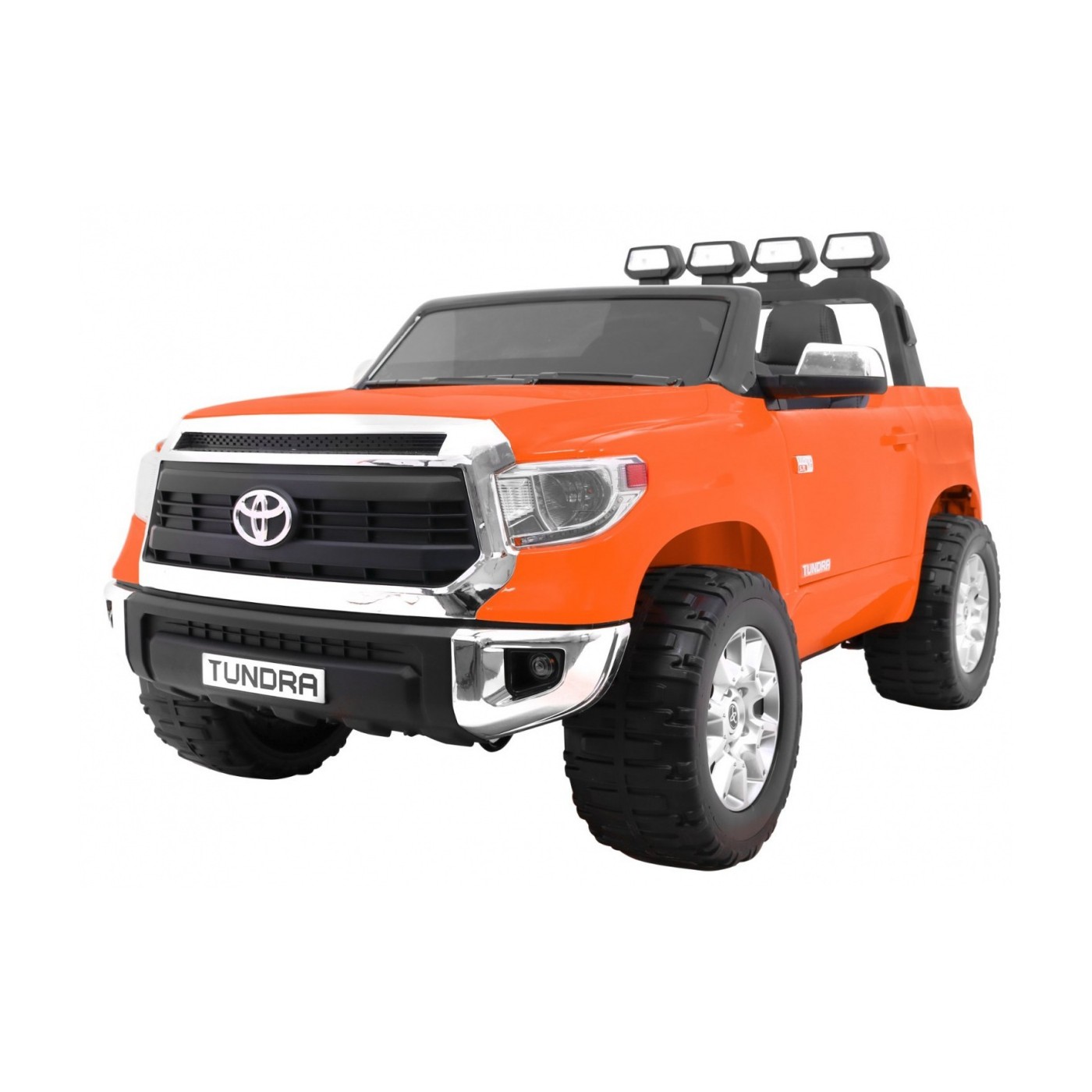 Toyota Tundra XXL Děti Oranžový Dálkový Kufr LED Audio EVA Pomalý Start