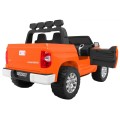 Toyota Tundra XXL Děti Oranžový Dálkový Kufr LED Audio EVA Pomalý Start