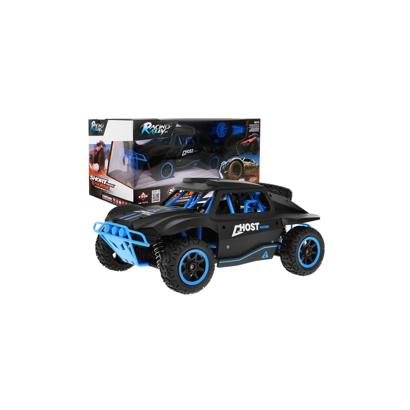 Autíčko 4WD Krátký kurz 2,4 Ghz Černé