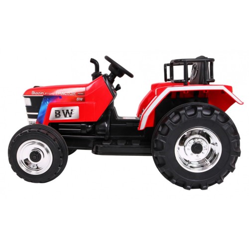 Blazin BW Bateriově napájený traktor Červený Dálkový Pomalý Start Světelné Zvuky