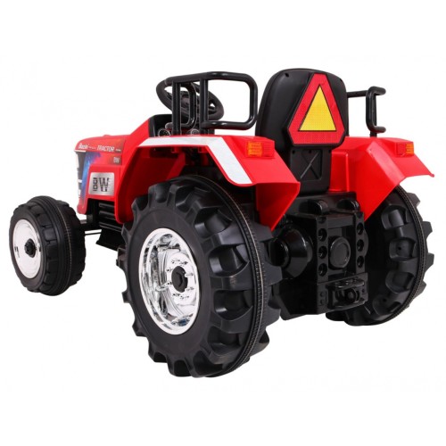 Blazin BW Bateriově napájený traktor Červený Dálkový Pomalý Start Světelné Zvuky