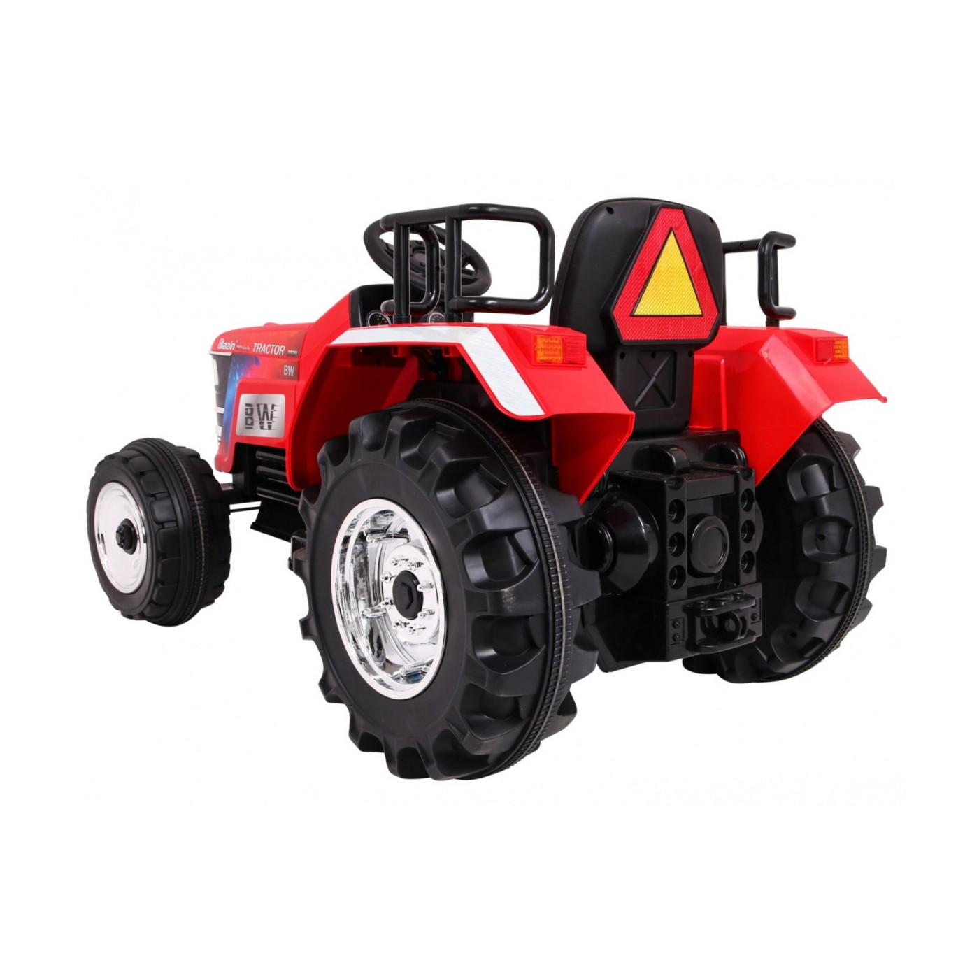 Blazin BW Bateriově napájený traktor Červený Dálkový Pomalý Start Světelné Zvuky