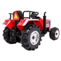 Blazin BW Bateriově napájený traktor Červený Dálkový Pomalý Start Světelné Zvuky