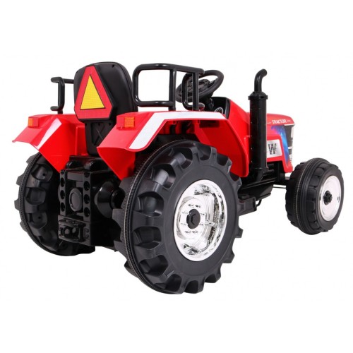Blazin BW Bateriově napájený traktor Červený Dálkový Pomalý Start Světelné Zvuky