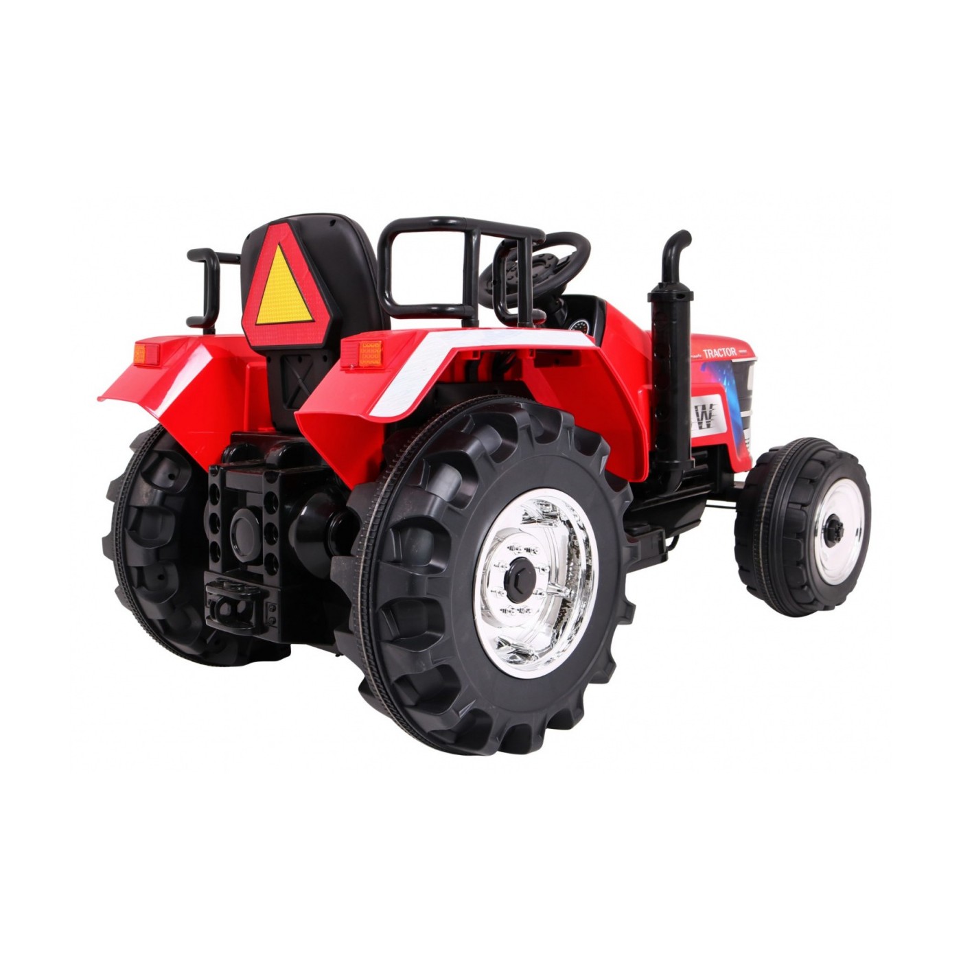 Blazin BW Bateriově napájený traktor Červený Dálkový Pomalý Start Světelné Zvuky
