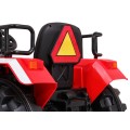 Blazin BW Bateriově napájený traktor Červený Dálkový Pomalý Start Světelné Zvuky