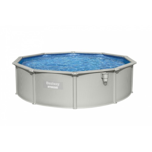 Panelový bazén HYDRIUM 460x120 kulatý 15 stop BESTWAY 8v1 + pískové čerpadlo