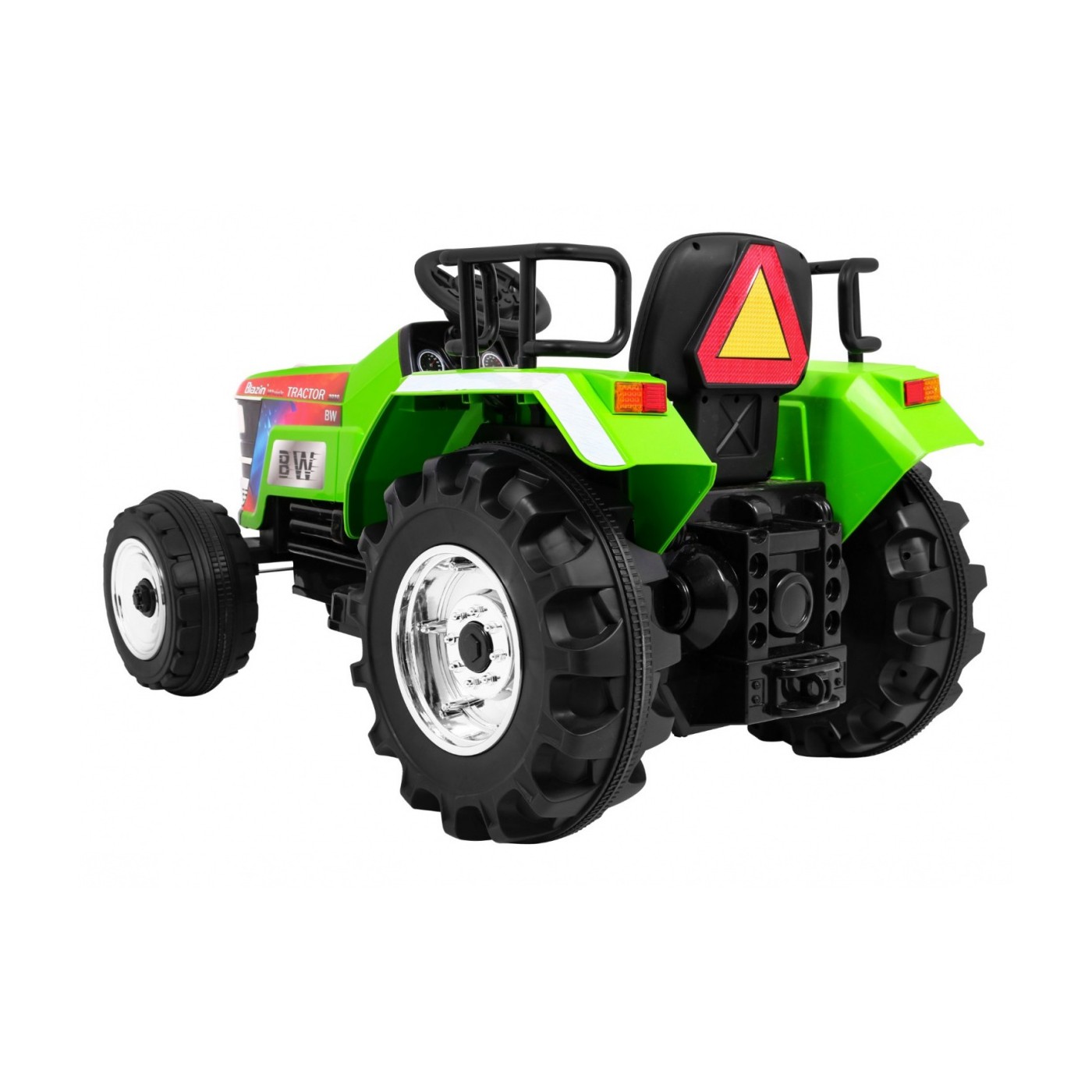 Černobílý traktor Blazin na baterii Zelené dálkové světlo pomalého startu Zvuky