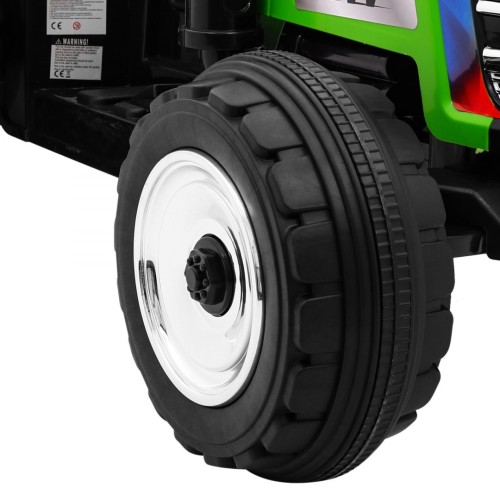 Černobílý traktor Blazin na baterii Zelené dálkové světlo pomalého startu Zvuky