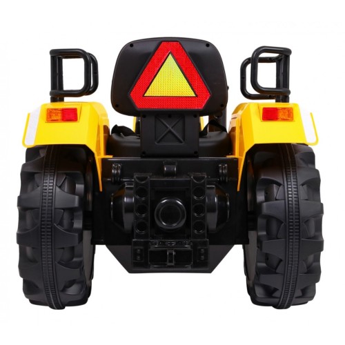 Černobílý traktor Blazin na baterii Žluté dálkové světlo pomalého startu Zvuky